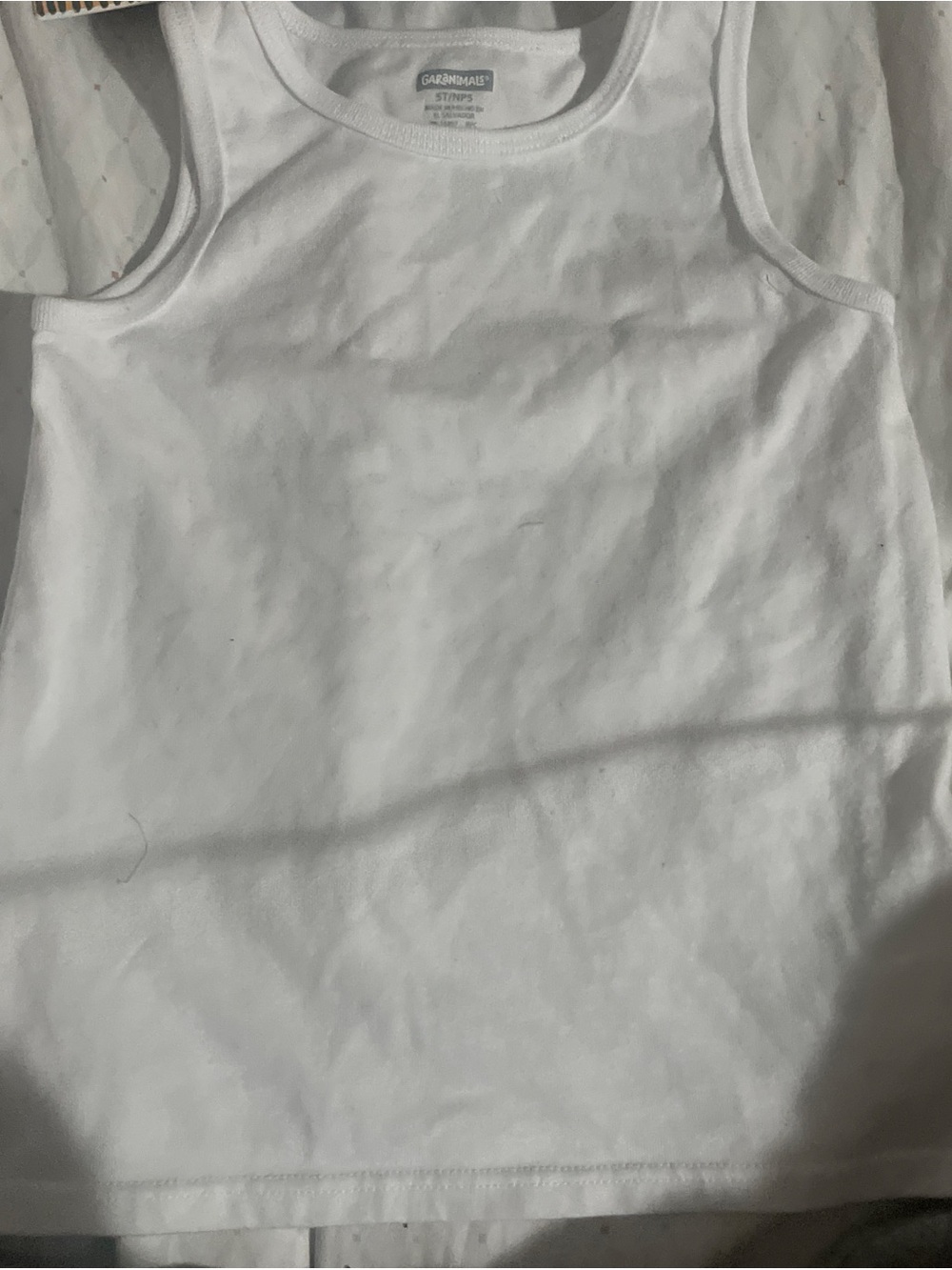 Garanimals White Sleeveless Tank Top